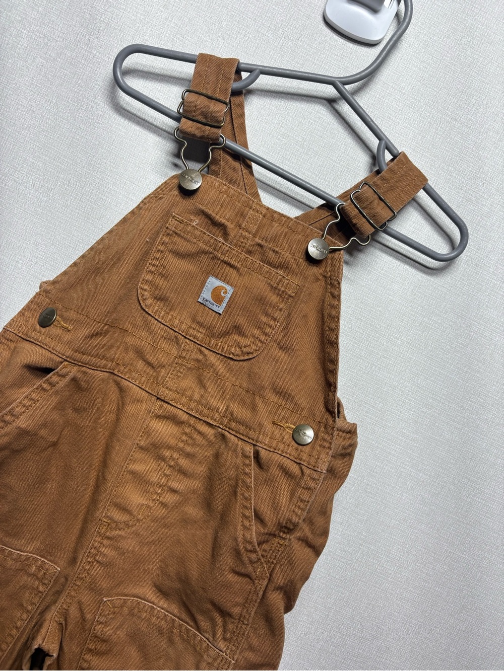 Carhartt Tan Brown Duck Carpenter Overalls